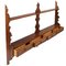 Mid-Century Tyrolean Hanging Plate Rack in Walnut 2