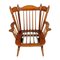 Chiavari Chestnut Rocking Chairs with Springs, 1930s, Set of 2, Image 3