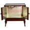 Art Deco Mahogany, Burl Elm, Mirror & Glass Dry Bar Cabinet 4