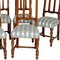 Italian Walnut Chairs, 1920s, Set of 6 2