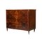 Art Deco Italian Commode & Nightstands in Burl Walnut from La Permanente Mobili Cantù, 1920s, Set of 3, Image 2