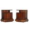 Walnut Burl Nightstands, Set of 2 1