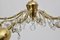 Viennese Brass Crystal Eight-Armed Chandelier by J. & L. Lobmeyr, 1950s 6