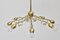 Viennese Brass Crystal Eight-Armed Chandelier by J. & L. Lobmeyr, 1950s 4