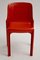 Vintage Red Selene Fiberglass Chair by Vico Magistretti for Artemide, Image 2