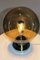 Lampada da tavolo in vetro fumé e placcata in cromo di Doria Leuchten, anni '60, Immagine 15