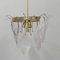 Lámpara de araña Mid-Century de cristal de Murano, Imagen 9