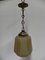 Art Deco Hanging Lamp on Chain with Beige Glass Ball﻿ 8