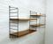 Teak Wall Shelving System by Nisse Strinning for String, 1960s 5