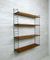 Teak Wall Shelving System by Nisse Strinning for String, 1950s 7