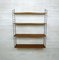 Teak Wall Shelving System by Nisse Strinning for String, 1950s 1