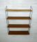 Teak Wall Shelving System by Nisse Strinning for String, 1950s 2