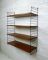 Teak Wall Shelving System by Nisse Strinning for String, 1950s 12