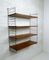 Teak Wall Shelving System by Nisse Strinning for String, 1950s 10