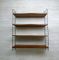 Teak Wall Shelving System by Nisse Strinning for String, 1950s 8