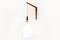 White Glass Drop Wall Lamp from Holmegaard, 1960s, Image 2