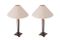 Vintage Brushed Steel Table Lamps from Belgo Chrom, Set of 2, Image 7