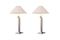 Vintage Brushed Steel Table Lamps from Belgo Chrom, Set of 2 1