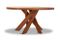 Vintage French T21 Round Dining Table in Solid Elm by Pierre Chapo, Image 1