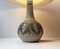 Danish Stoneware Table Lamp by Poul Brandenborg & Noomi Backhausen for Søholm, 1970s 2