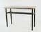 Painted Steel & Marble Console Table, 1980s 3
