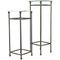 Wrought Iron & Glass Console Tables, 1980s, Set of 2, Image 1