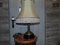 Lámpara de mesa Art Déco de latón, años 40, Imagen 2