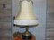 Lámpara de mesa Art Déco de latón, años 40, Imagen 1