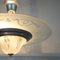 Vintage Art Deco Deckenlampe von Ezan 4
