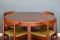 Vintage Danish Extendable Teak Table with Chairs, 1960s, Image 6