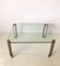 Glass & Brass Coffee Table by Peter Ghyczy, 1970s, Image 2