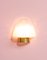 Italian Murano Glass & Brass Sconce, 1970s, Image 7