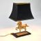 Lampe de Bureau Représentant un Cheval Vintage en Laiton 8