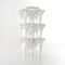 Ice Glass Candle Holder by Don Shepherd for Blenko, 1970s, Set of 3 3