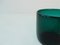 Danish Turquoise Green Glass Grønland Flowerpot by Per Lütken for Holmegaard, 1961 2