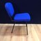 Chair in Blue Wool, 1960s 9