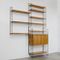 Vintage Ash Veneered Modular Shelving Unit by Katja & Nisse Strinning for String, 1960s 11