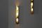 Brass & Glass Sconces, 1960s, Set of 2 6