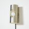 Chromed Wall Lamp with Bent Metal Shade, 1970s, Image 1