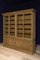 Large Vintage Oak Display Cabinet 1