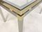 Italian Aluminum and Brass Side Tables, 1970s, Set of 2 4