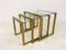 Brass Nesting Tables, 1970s, Image 4