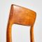 Model 77 Teak Chairs by Niels Otto Møller for J.L. Møllers, 1960s, Set of 4 7