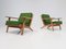 Mid-Century GE-290 Oak Framed Armchairs by Hans J. Wegner for Getama, Set of 2 2