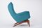 207 Reclining Lounge Chair by H.W. Klein for Bramin Møbler, 1963, Image 6