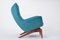 Sillón 207 reclinable de H.W. Klein para Bramin Møbler, 1963, Imagen 6