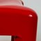 Model 4875 Chair in Glossy Red by Carlo Bartoli for Kartell, 1980s 6