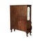 Antique Baroque Carved Walnut and Burl Display Cabinet, Image 3