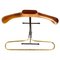 Vintage Folding Valet Stand in Wood, Iron and Brass from Fratelli Reguitti, Italy, 1950s, Image 9