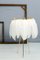 Feather Table Lamp in White by Young & Battaglia for Mineheart, 2018 2